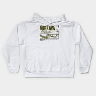 Merkava 4 - Israeli Tank Kids Hoodie